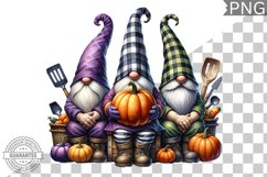 Halloween Kitchen Gnome Sublimation - Clipart PNG Design Product Image 1