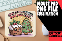 COZY MOUSE PAD SUBLIMATION MAGIC, Kawaii Food Product Image 1