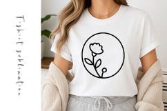 Alphabet, Letters, Monogram, Black flowers Product Image 1