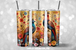 Birds style mexican Tumbler Sublimation Design Product Image 4