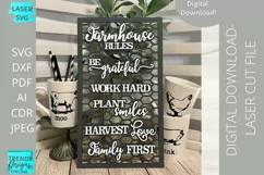 Farm style laser cut Sign svg, Chicken wire svg Product Image 1