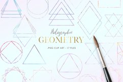 Holographic Geometry Clipart Product Image 1