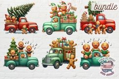 Christmas Gingerbread Mans bundle 74 PNG Sublimation Cute Product Image 9