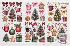 Christmas Coquette Bow Bundle Sublimation 51 PNG T-shirt Product Image 6