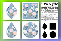 Nature's Artistry: Boho Flower Sublimation Prints Product Image 1