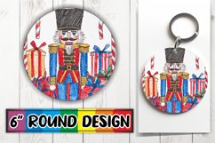 PNG Round Design - Christmas Watercolor Art Product Image 1