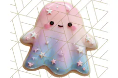 Halloween Cookie Clipart PNG, Spooky Sugar Treat Art Product Image 4