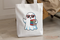 Cute Ghost with Books PNG Clipart Book Lovers Png Product Image 3