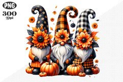Halloween Gnomes Sublimation - Clipart PNG Design Product Image 1