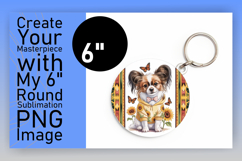 Lovely Circle Design Car Coaster PNG , Cute Dog Product Image 1