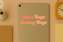 Sunday Swing - Groovy Retro Font Product Image 16