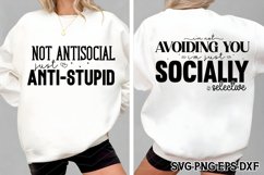 &quot;I&#039;m not avoiding you, Front &amp; Back SVG Product Image 1