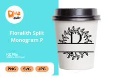 Floralith Split Monogram Product Image 1