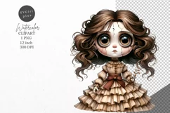 Halloween clipart, Doll clipart, Autumn clipart Product Image 1