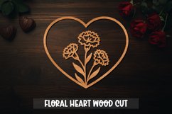 28 Wood Cut Valentine Heart SVG I Paper Cut Valentine Heart Product Image 17