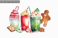 Christmas coffee PNG, Christmas Sublimation Product Image 1