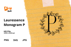 Lauressence Monogram Product Image 1