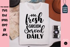 sarcastic svg design, funny sarcastic quotes design Product Image 1