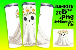 Delightful Spring Easter Ghost Tumbler: Cheerful 20oz Product Image 1