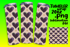 CUSTOMIZED PNG for 20oz Tumbler , Heart Product Image 1