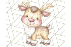 Cute Arctic Animal Clipart PNG, Cute Winter Animals Png Product Image 4