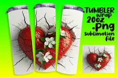 Blossoming Love on 3D Tumbler Product Image 1