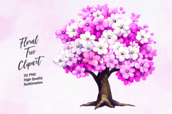 Floral tree clipart sublimation png Product Image 1