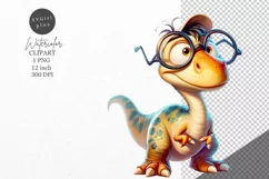 Dinosaur clipart, Dino clipart, Kids sublimation Product Image 1