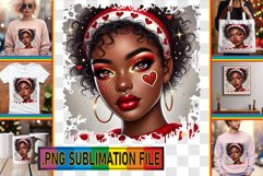 Dazzling TSHIRT Gift Ideas PNG, Love Girl Product Image 1