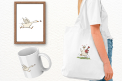 Spring Silly Goose Clipart Product Image 5