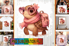 Sweet PNG Art for TSHIRTS, Turtle Product Image 1