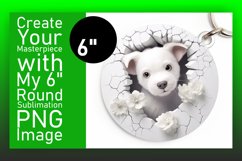 Round Animal Head in Wall Design Product Image 1