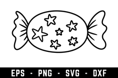 Candy Svg Design | Sweets SVG Cut files | Cricut Product Image 1
