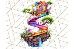 Bright Floating Island PNG Clipart for Fantasy Worlds &amp; Maps Product Image 4
