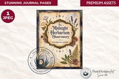 Botanical Herbarium Junk Journal Ephemera sheet cover page Product Image 1