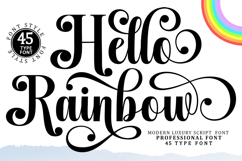 Hello Rainbow - Family Font In 45 Type Product Image 2