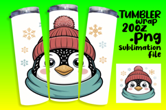 CHIC 20oz PNG Tumbler Wrap , Cute Christmas Product Image 1