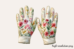 Watercolor Spring Garden Clipart PNG Product Image 1