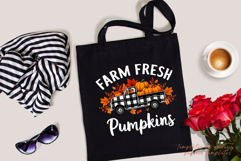 Farm Fresh Pumpkin PNG | Rustic Autumn Pumpkin Design | Fall Product Image 3