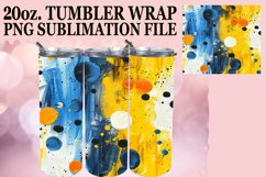 Eye-Catching Paint Tumbler Wrap 20oz Product Image 1