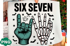Six Seven 6 7 67 Meme PNG Product Image 1