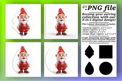 Unique Square Chibi 3D - Festive Sublimation Craft Product Image 1