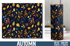 Autumn Tumbler Wrap, Tumbler Wrap PNG Product Image 1