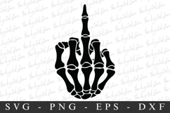 Middle Finger| SVG Cut files | Cricut Product Image 1
