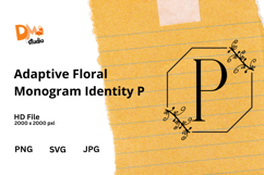 Adaptive Floral Monogram Identity Product Image 1