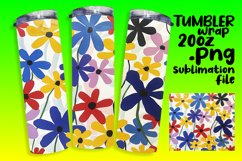 Blooming Beauty 20oz Tumbler Sublimation Wrap Product Image 1