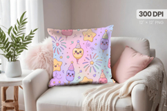 Happy New Year PNG Pillow, Festive New Year's Eve 2026 PNG Product Image 1