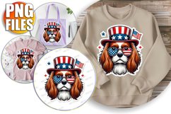 Unique TOTE BAG Art PNG, American Dog Product Image 1