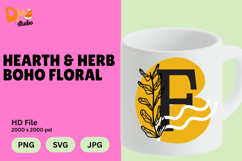Hearth &amp; Herb Boho Floral Monogram Product Image 1