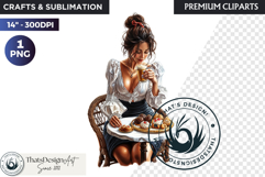 French Girl Clipart PNG, French woman, I love Paris Clipart Product Image 1